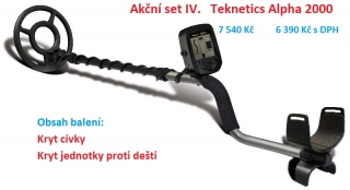 Teknetics Alpha 2000 SET set - Detektor kovů